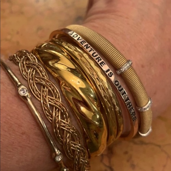 Lot of seven bangles (Monet & 925)